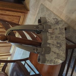 Sold***Gray Coach Purse
